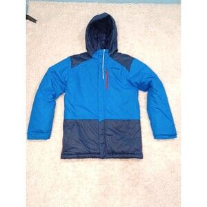 Boys Columbia Ski Jacket Blue Size Large  (100% Nylon)